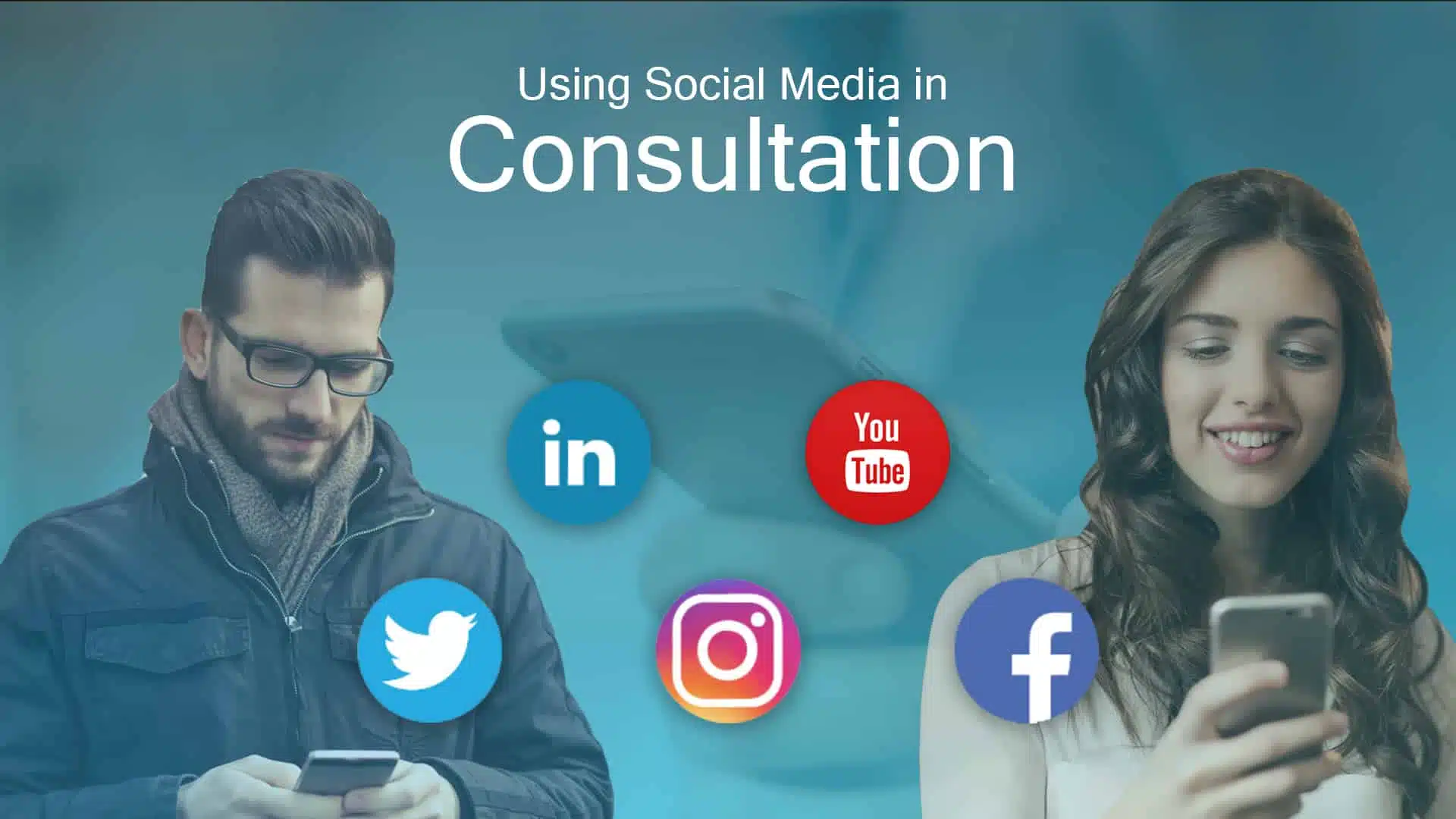 using social media title
