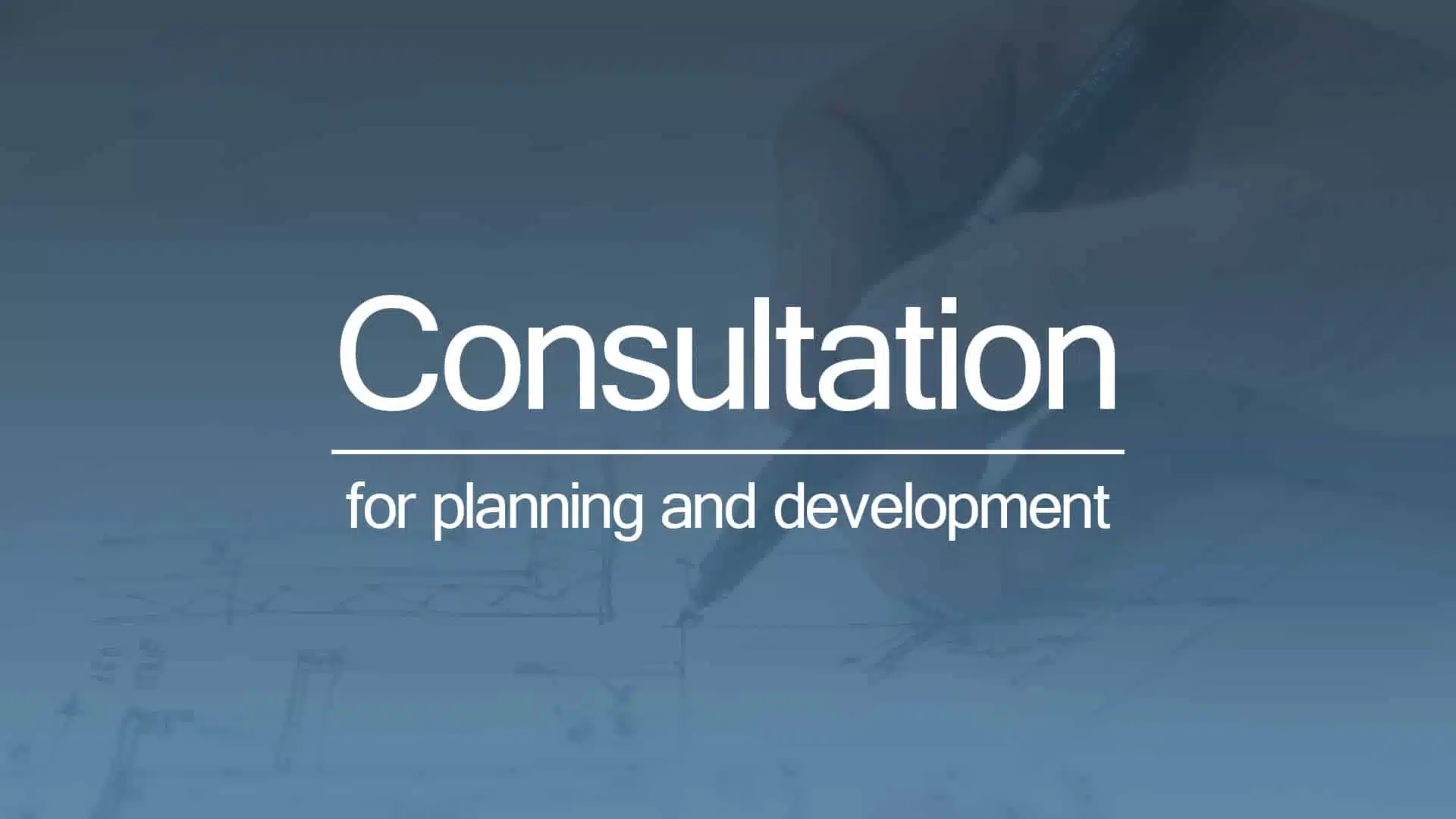 consultation for planning