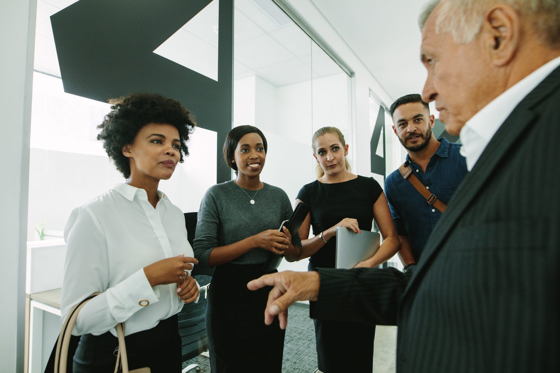 Stakeholders in discussion