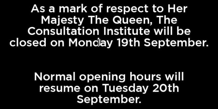 The Queen - Institute closing