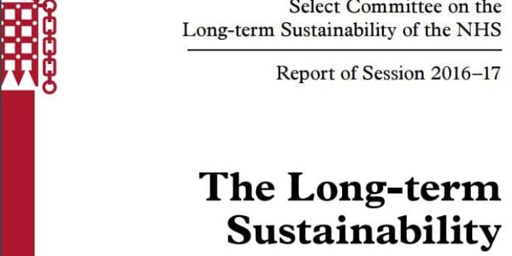 house of lords nhs sustainability