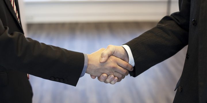 shaking hands