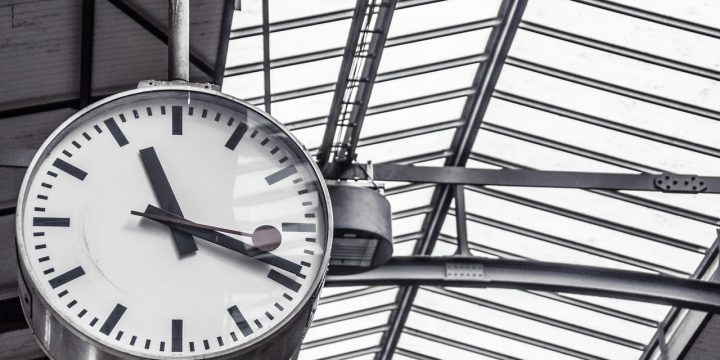 train station clock